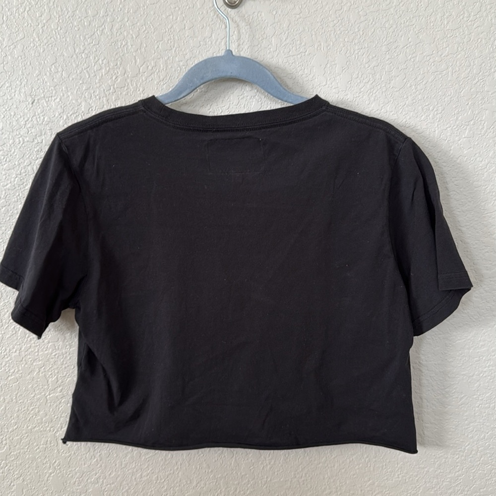 ZYIA active black crop tee. Women’s medium. Moon logo - Picture 4 of 4